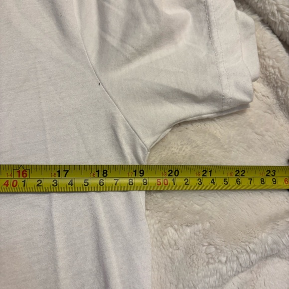 Bella Canvas Tee Medium White Short Sleeve Time Magazine Zach Wilson Faded Print - Picture 12 of 13